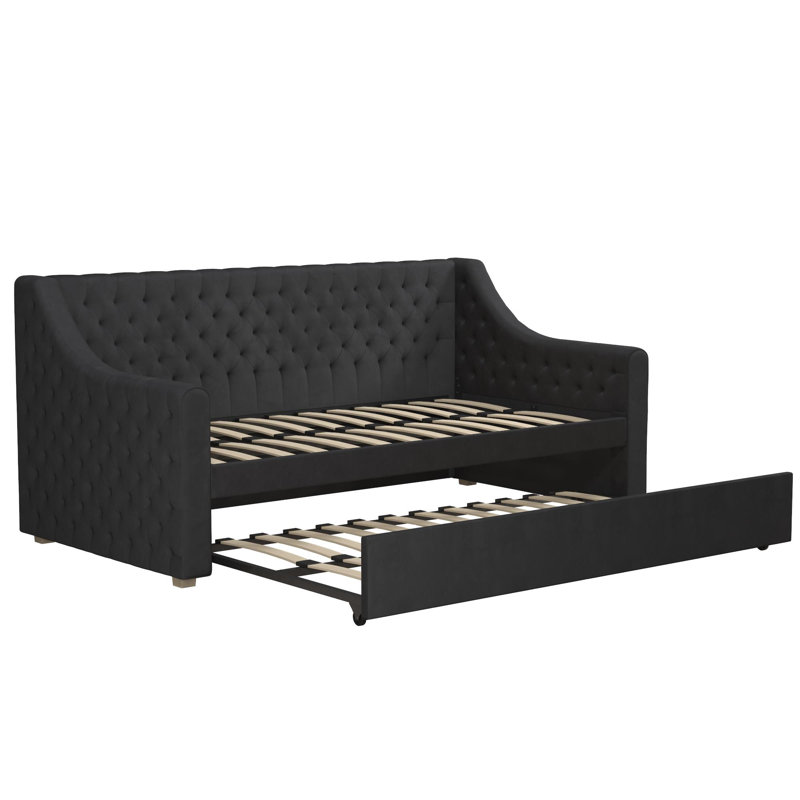 CosmoLiving by Cosmopolitan Nolita Upholstered Daybed with Trundle